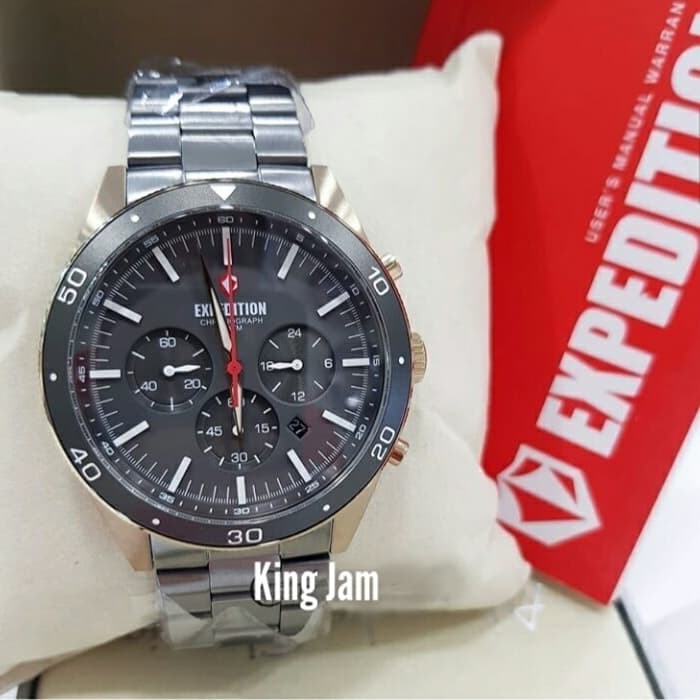 ✅New Jam Tangan Pria Expedition E-6791 / E 6791 Original Grey Terbatas