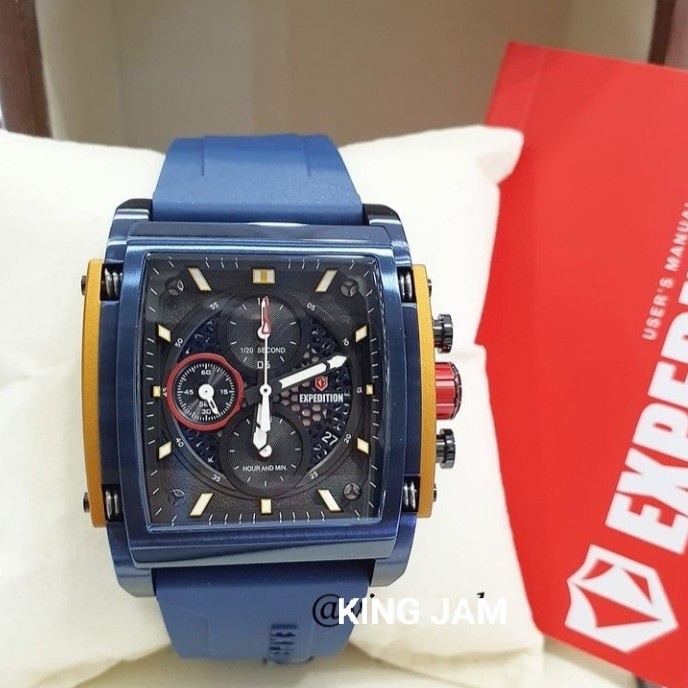 ✅New Ori Jam Tangan Pria Expedition E 6798 Original Blue Diskon