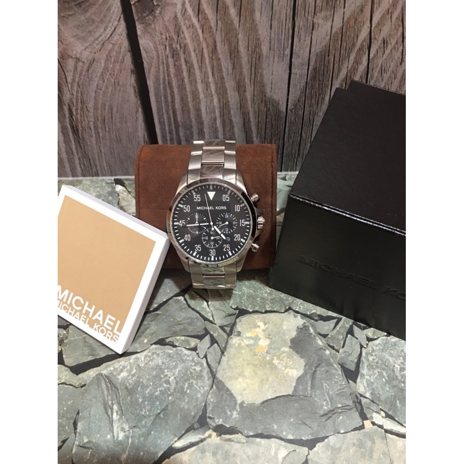 ✅New Michael Kors Mk8413 Watch For Man Stainless New With Tag Diskon