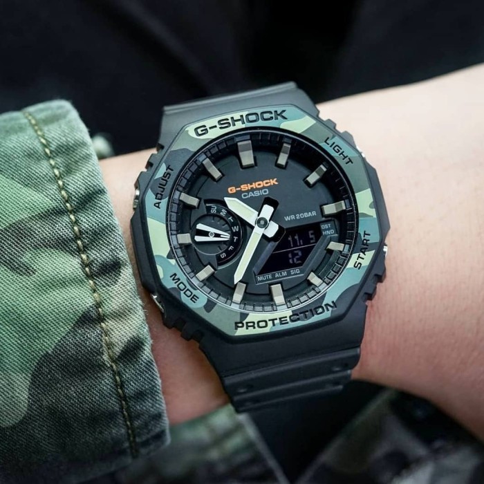 ✅New Ori Casio G-Shock Ga-2100Su-1Adr/Ga-2100Su-1/Gw2100Su Original Berkualitas