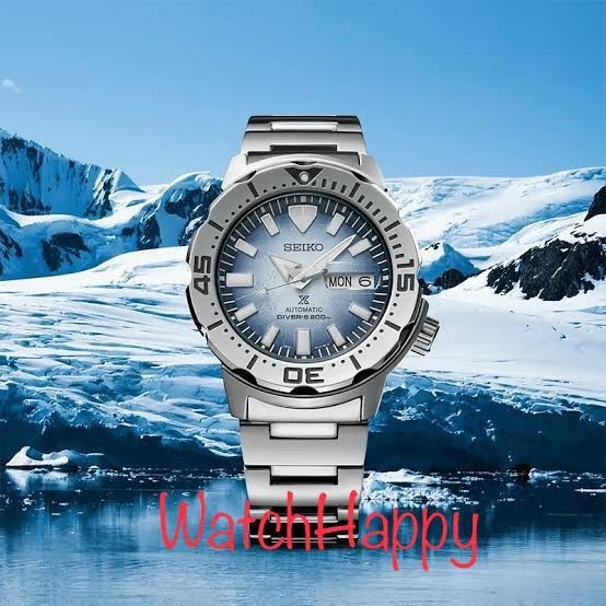 ✅Ori Watchhappy Seiko Srpg57K1 Monter Antarcita Srpg57 Save The Ocean Ori Terbaru