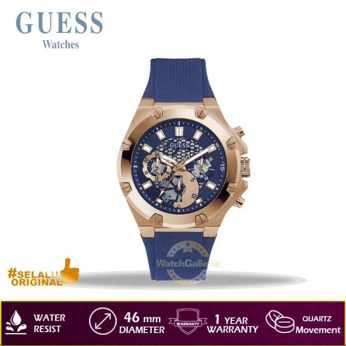 ✅Ori Jam Tangan Pria Guess Gw0334G3 - Blue Third Gear Original Murah Berkualitas