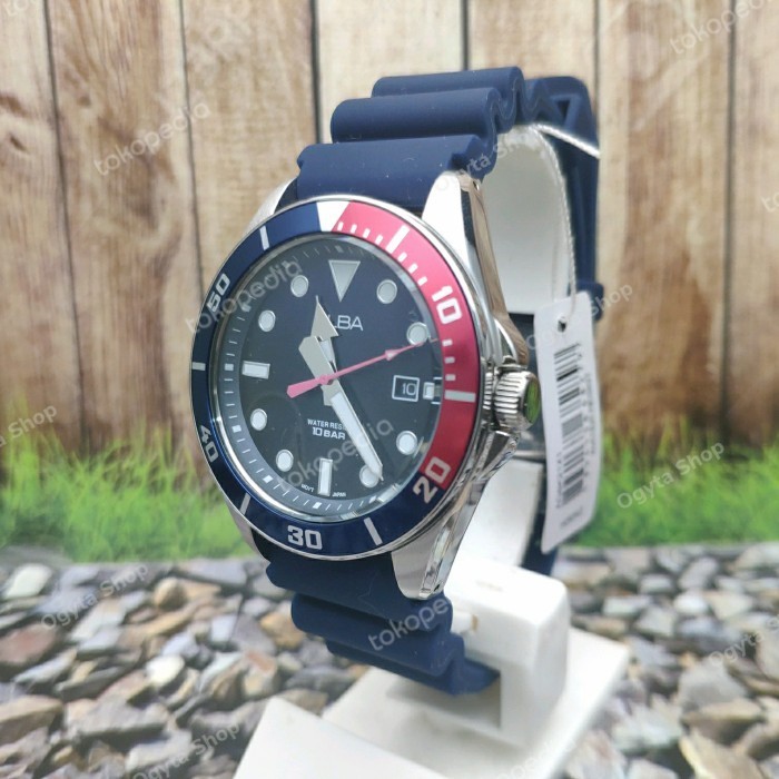 ✅Original Alba Original Jam Tangan Pria Tali Karet Ag8K21X1 Original Berkualitas