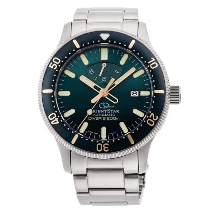 ✅Original Orient Star Re-Au0307E00B Automatic Green Dial Green Bezel Original Berkualitas