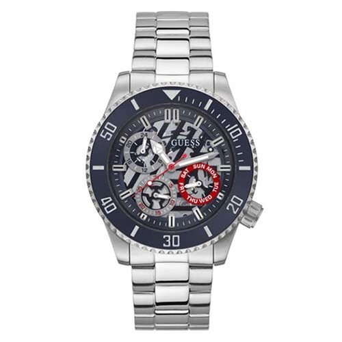 ✅Original Guess Original Gents Watch Silver Axle Gw0488G1 - Jam Tangan Pria Terbaru