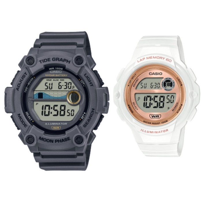 ✅Ori Jam Tangan Couple Original Casio Ws 1300H 8A Casio Lws 1200H 7A2Vdf Limited
