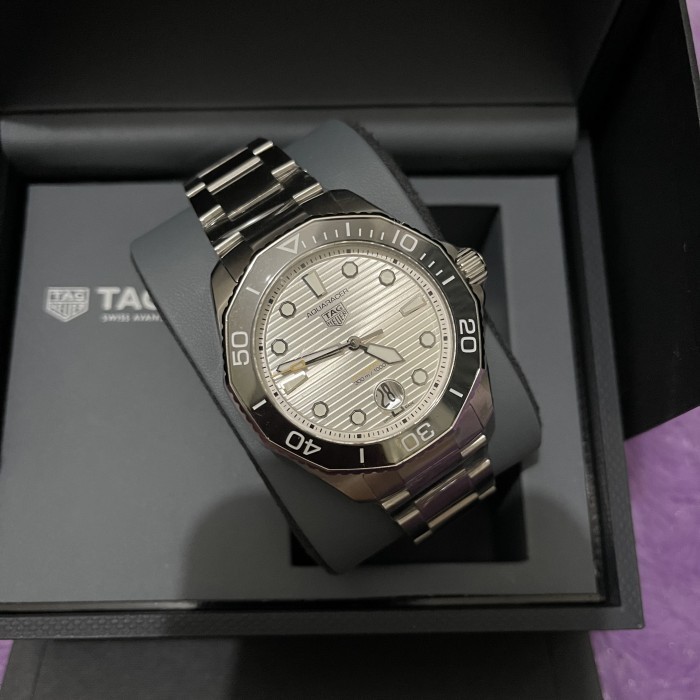✅Original Tag Heuer Aquaracer Ceramic Grey New 2022 Fullset Box  Paper Limited