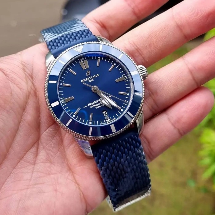 ✅Original Breitling Superocean 2 Auto Blue Terbaru