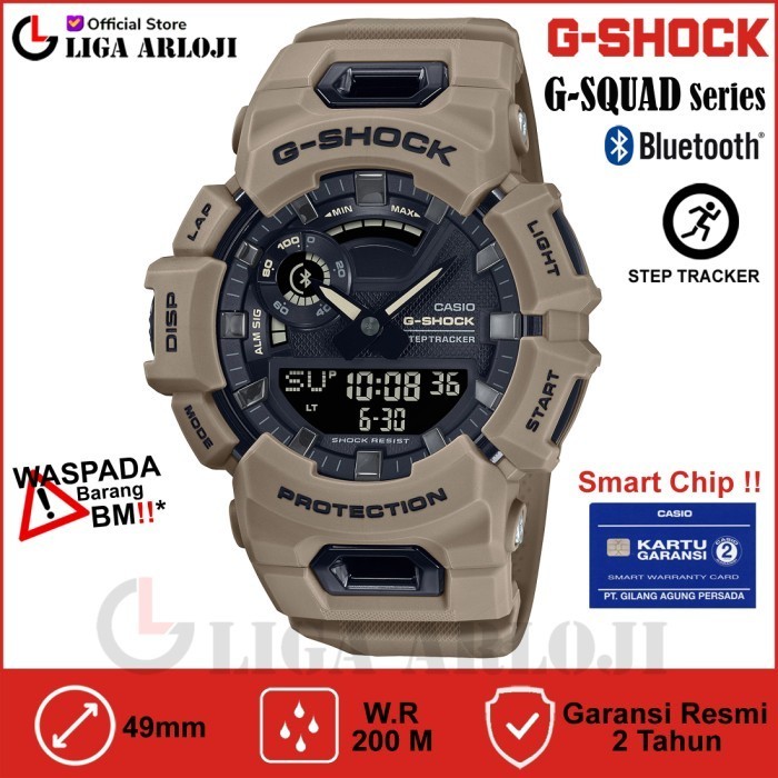 ✅New Ori Casio G-Shock Gba-900Uu-5Adr Jam Tangan Pria G-Squad Bluetooth Gba900 Terbatas