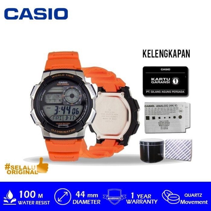 ✅Original Casio General Ae-1000W-4Bvdf With Box Kaleng Bergaransi Resmi Diskon