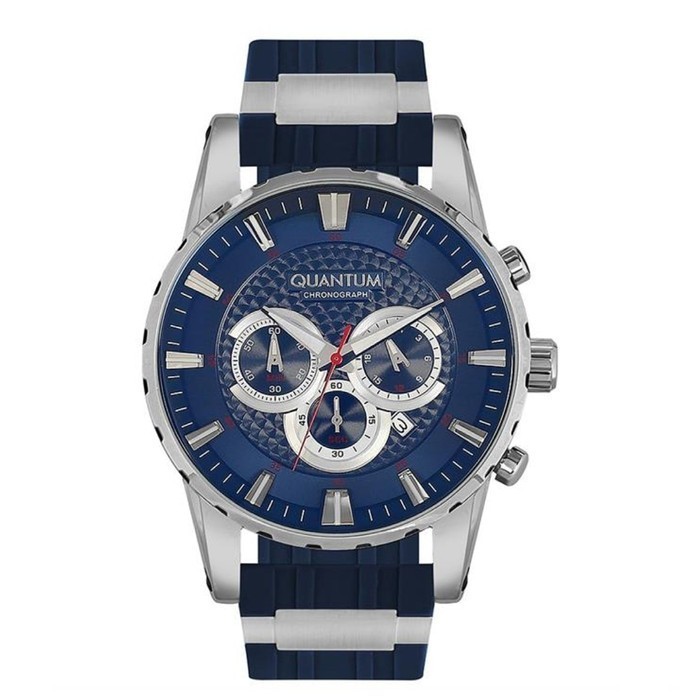 ✅Original Quantum Pwg633.399 Silver Blue Jam Tangan Pria Original Ori Limited