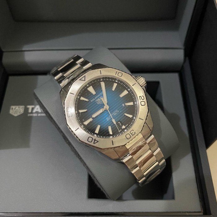 ✅Original Tag Heuer Aquaracer Vignette Blue Auto New 2022 Fullset Box  Paper Terbaru