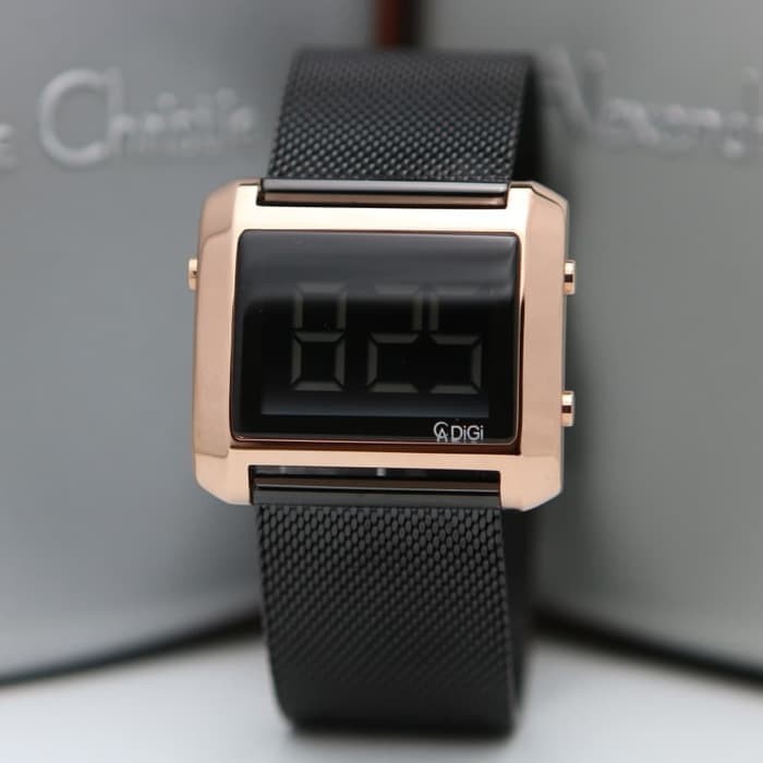 ✅Sale Jam Tangan Cewek / Wanita Alexandre Cristie Ac 9230 Black Rosegold Berkualitas