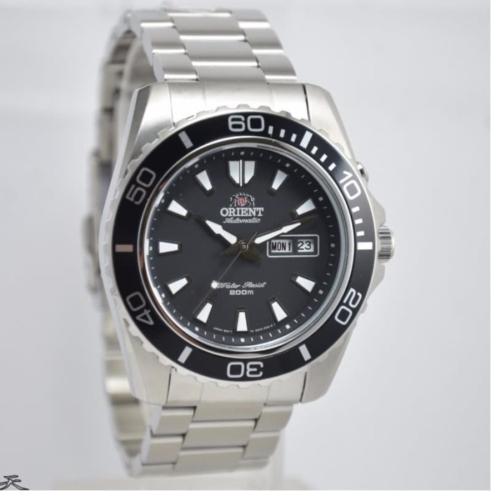 ✅Ready Jam Tangan Pria Orient Fem75001Br Automatice Rantai Silver Original Diskon