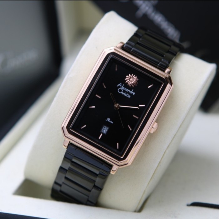 ✅Termurah Alexandre Christie Ac 2920 Rosegold Black Ac2920 Wanita Original Terbatas