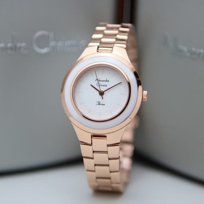 ✅Termurah Jam Tangan Wanita Alexandre Christie Original Ac2821 Rosegold Terbatas
