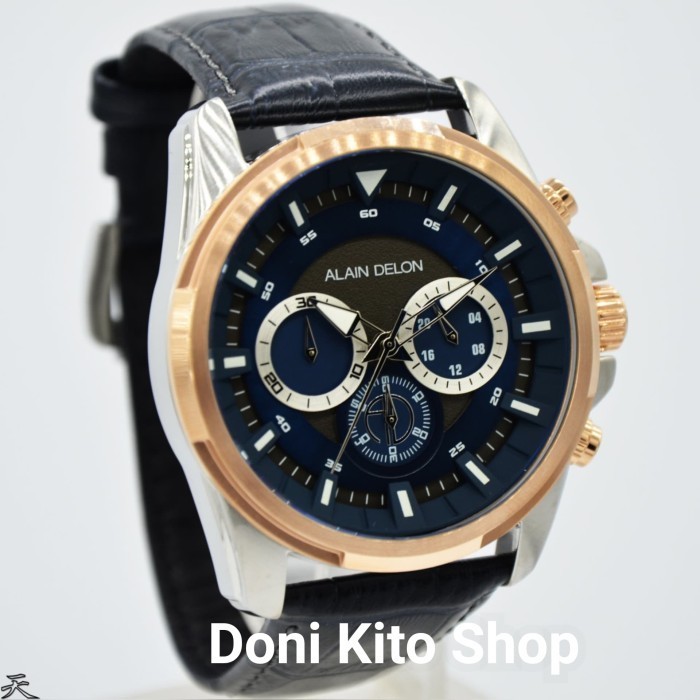 ✅Sale Jam Tangan Pria Original Alain Delon Ad437-1382C Garansi Resmi Terbaru