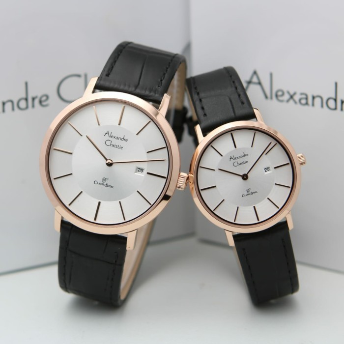 ✅Termurah Alexandre Christie Couple Ac8599 / Ac 8599 Rosegold White Original Terbatas