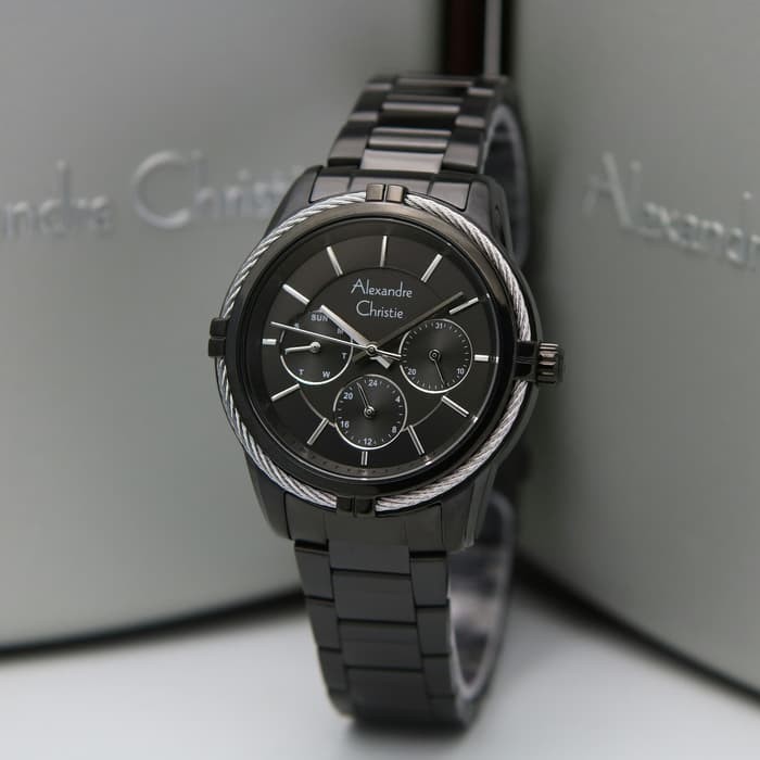 ✅Termurah Alexandre Christie Ac 2843 / Ac 2843Bf Fullblack Original  Garansi Diskon