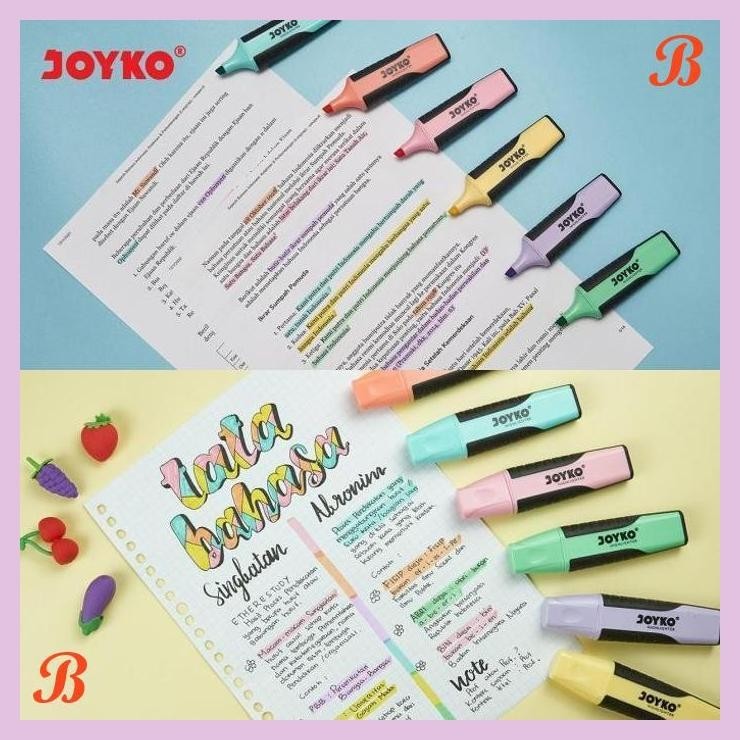 

| KG | JOYKO HIGHLIGHTER PASTEL NEON COLOUR PENANDA JOYKO WARNA PASTEL NEON