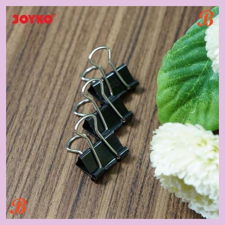 

| KG | JOYKO BINDER CLIP 15MM 12PCS SMALL KLIP KERTAS JEPITAN KECIL NO.105