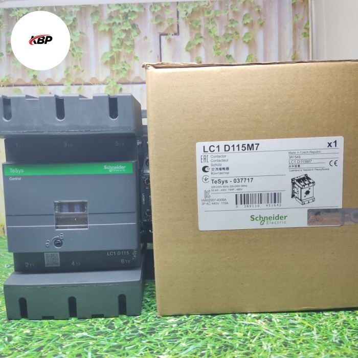 [New Ori] Contactor Schneider Lc1D115 M7 / Kontaktor Schneider Lc1D115M7 Tele Limited