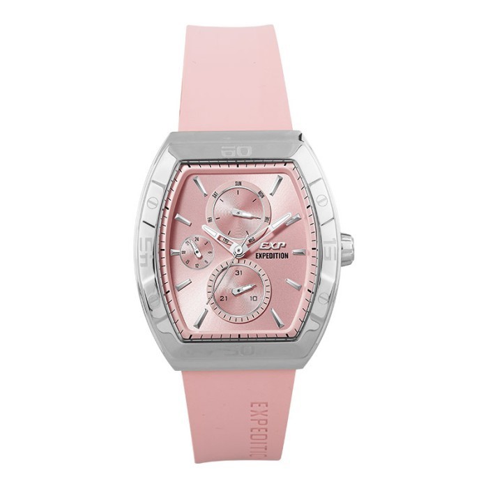 ✨Baru Jam Tangan Wanita Expedition Ladies E 6800 Bf Rsspn Light Pink Dial L Terbatas