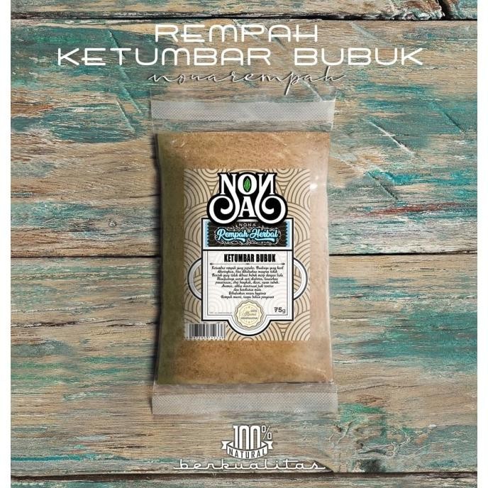 

Termurah Ketumbar Bubuk 75 Gram | Rempah Serbuk Murni Organic