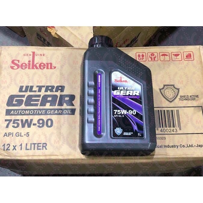 Oli Gardan Transmisi Manual Seiken Ultra Gear 75W-90 API GL-5 75W90