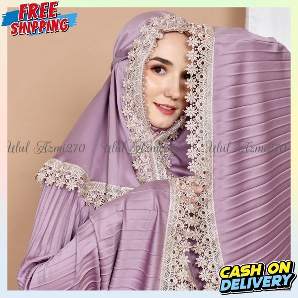 Mukenah Dewasa Mukena Terbaru 2024 Mukkena Travel Mini Pouch Solat Tarawih Rukoh Alat Sholat Mekena 