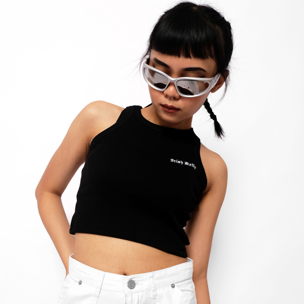 Irish Kelly Tanktop Crop Bla