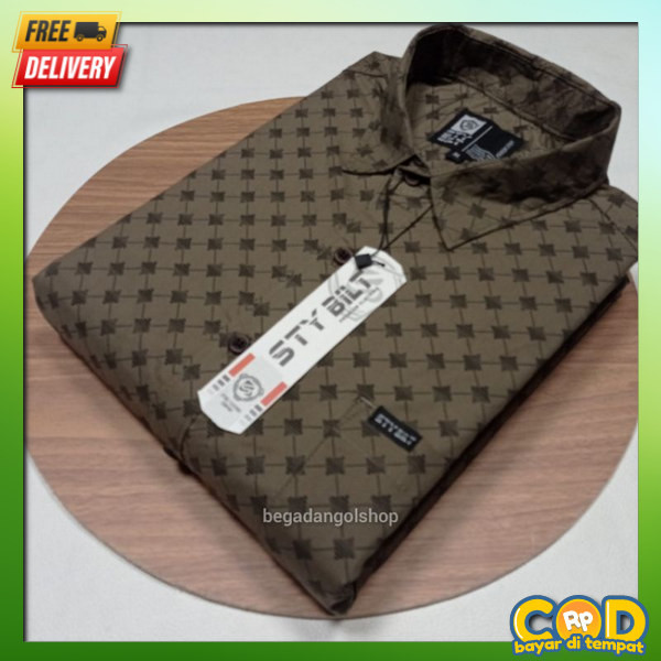 Kemeja Hem Cowok Kemeja Kemeha Pantai Lengan Pendek Baju Casual Branded Atasan Distro Original Pria 