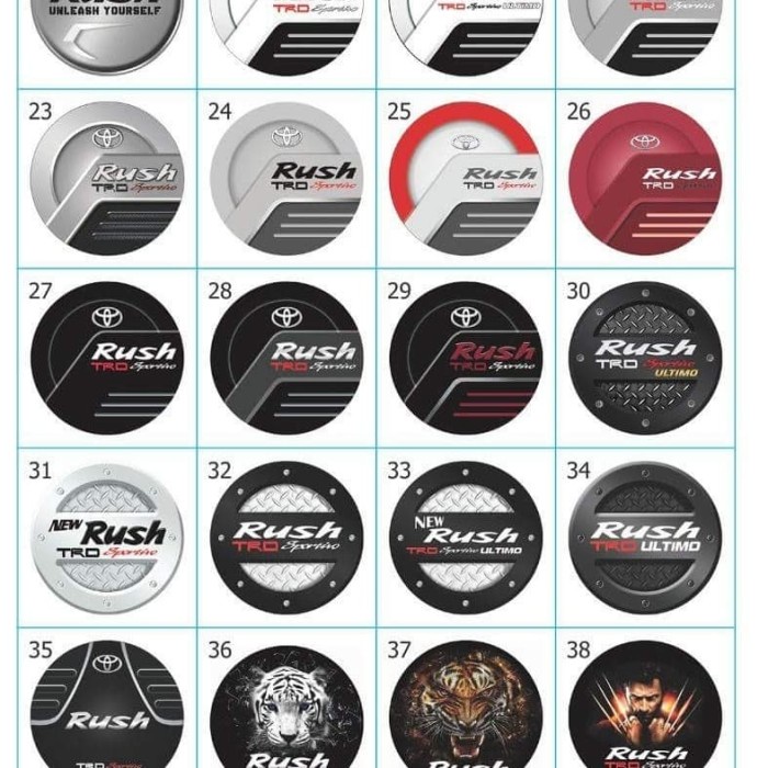 [New Ori] Cover Ban Mobil Rush Terios Sarung Ban Serep Terbaru