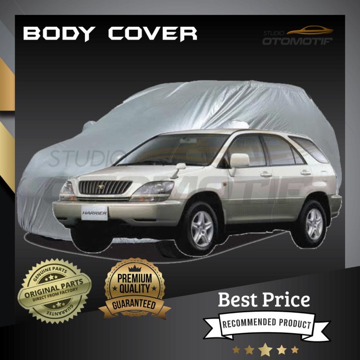 [New] Sarung Mobil Harrier Gen1 Premium / Body Cover Harrier Gen1 Premium Limited