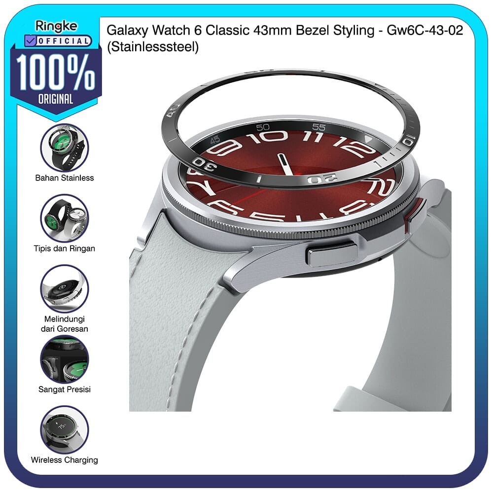 Ringke Galaxy Watch 6 Classic 43mm Bezel Styling 43-02