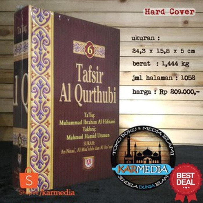 

[Baru] [Jilid 8] Tafsir Al Qurthubi - Pustaka Azzam - Jilid 8 - Karmedia Limited