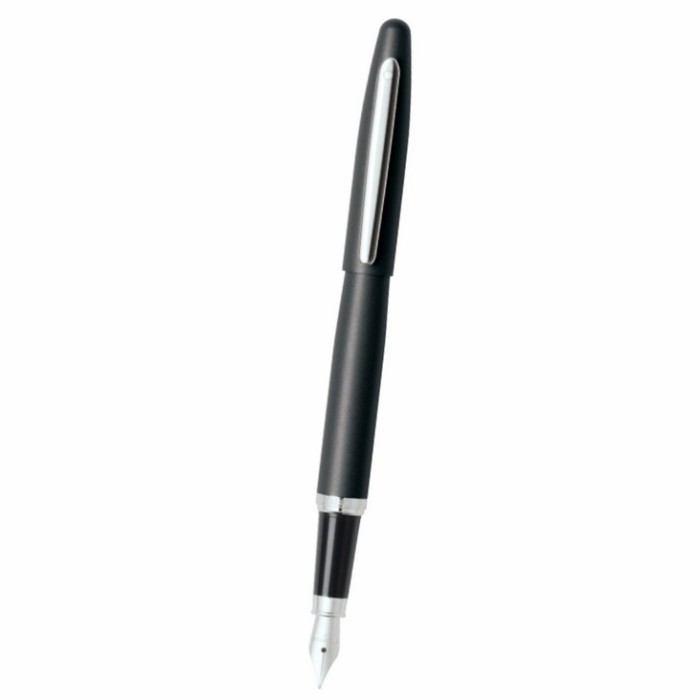 

[Baru] Sheaffer® Vfm Matte Black Featuring Nickle Plate Trim Fountain Pen Terbaru