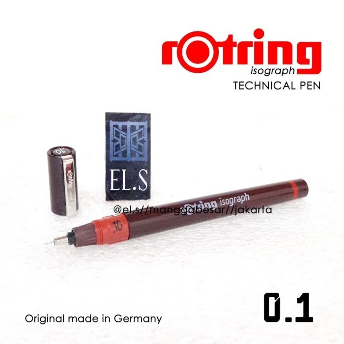 

[Baru] Rotring Isograph 0.1 Technical Pen Berkualitas