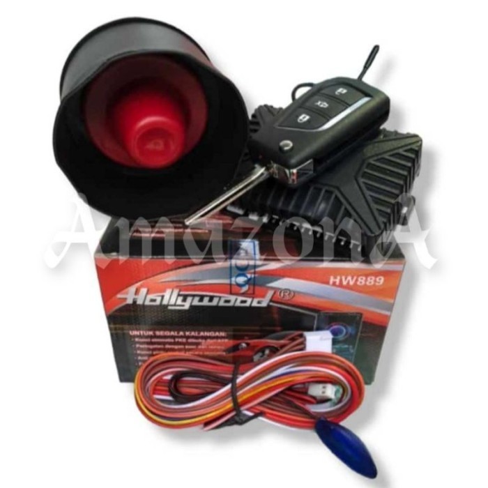 

[Baru] Alarm Mobil Universal Hollywood Hw889 Limited