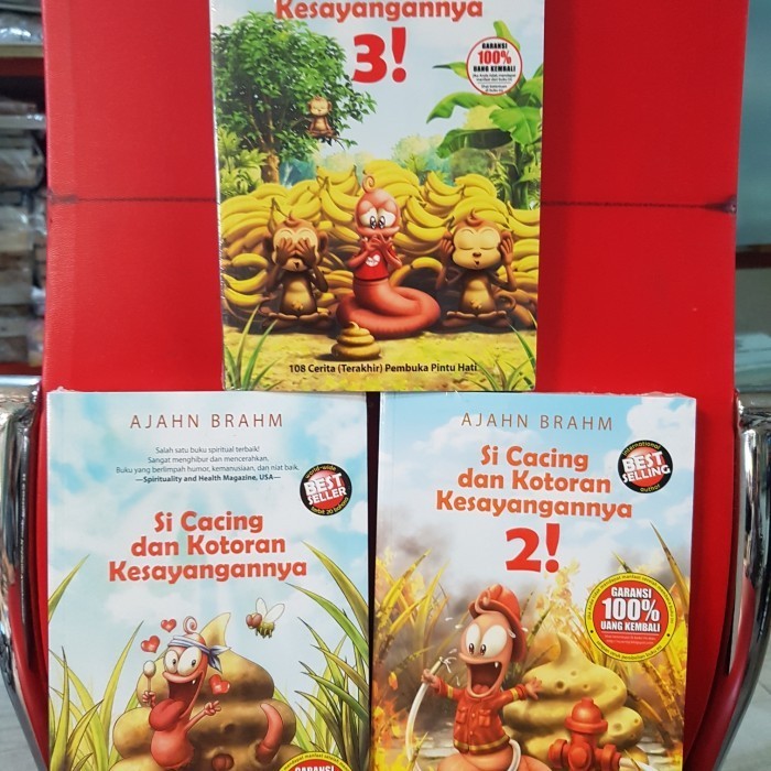 

[Baru] Buku Si Cacing Dan Kotoran Kesayangannya 3 Jilid By Ajahn Beahm Terbatas