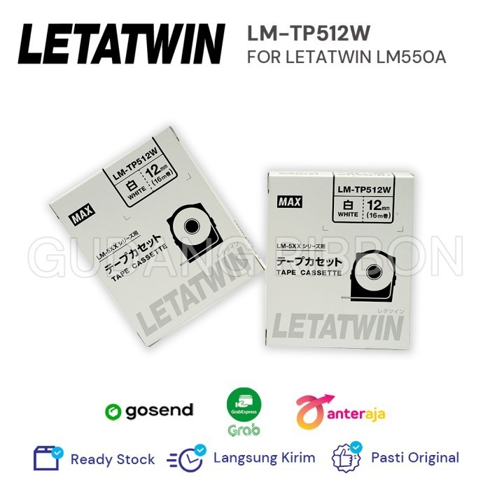 

[Baru] Label Max Letatwin 12Mm White Lm-Tp512W Limited