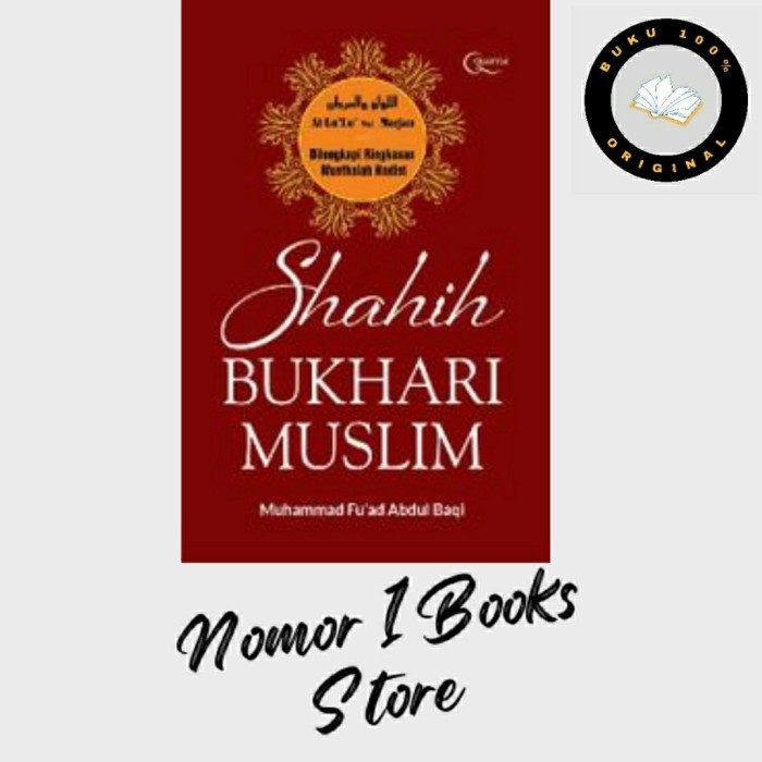 

[Baru] Buku Hadits Shahih Bukhari Muslim Hc By Muhammad Fuad Abdul Baqi M. Berkualitas