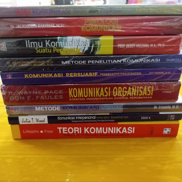 

[Baru] 9 Buku Paket. Ilmu Komunikasi Terbaru