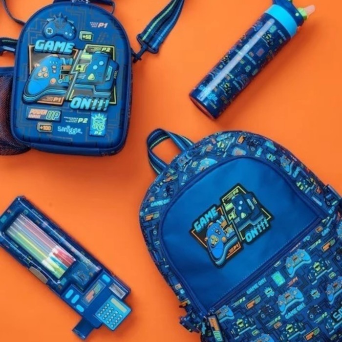 [COD] Tas Smiggle Better Together Game On Set Backpack Lunch Bag Botol Terbaru