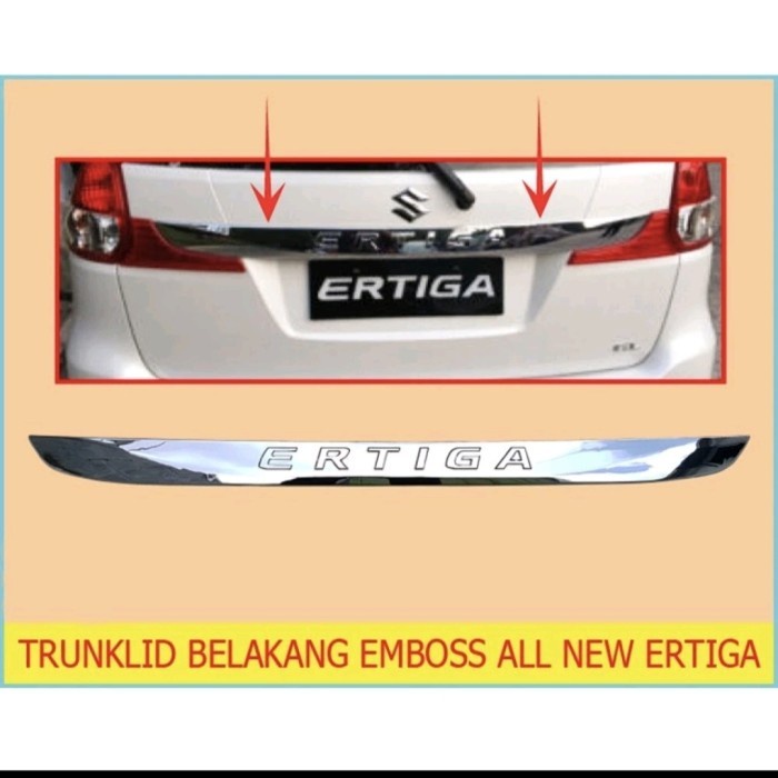 [Ori] List Trunklid Chrome New Ertiga 3016 -2017. Limited