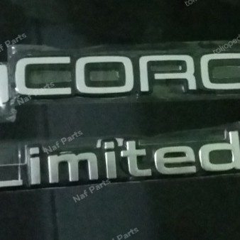 [Original] Emblem Set Corolla Twincam Logo Corolla Twincam Terbatas