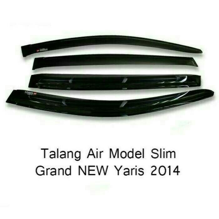 [Original] Talang Air/Side Door Visor Grand All New Yaris 2014 Limited