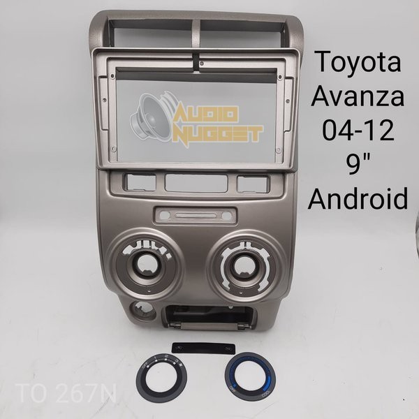 [Original] Frame Head Unit Android Toyota Avanza G 2004 - 2012 9 Inch Terbaru