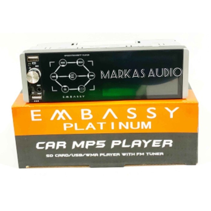 [Original] Head Unit Single Din Mp5 Embassy Tipe Scorpio Car Mp5 Player Embassy Limited