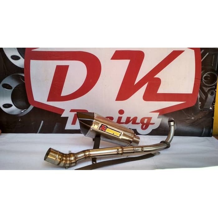 ✅New Ori Knalpot Racing Honda Supra Fit Akrapovic Sark Titan Fullsystem Limited